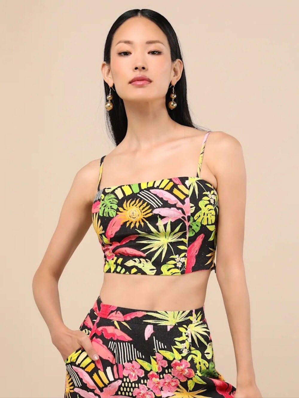 Lulus Tropical Print Cami